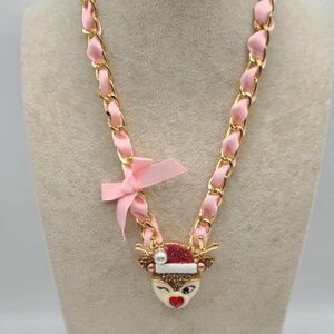 Betsey Johnson Reindeer Pendant NWT!  NEW!